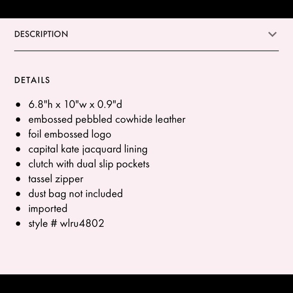 Kate Spade Clutch - Picture 5 of 5